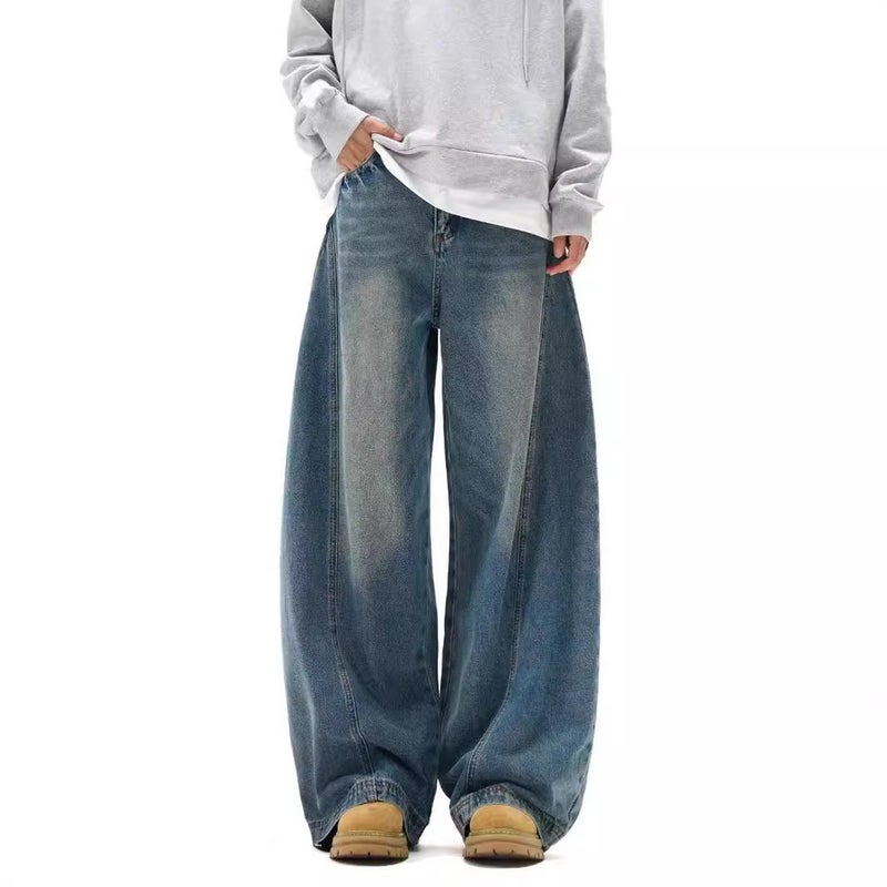 Unisex Casual Daily Denim Jeans - Image 2