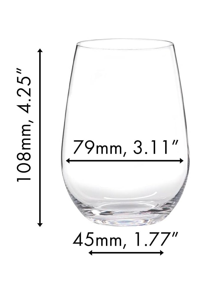Riedel O Riesling/Sauvignon Blanc Stemless Wine Glass - 13 Ounces - Image 4