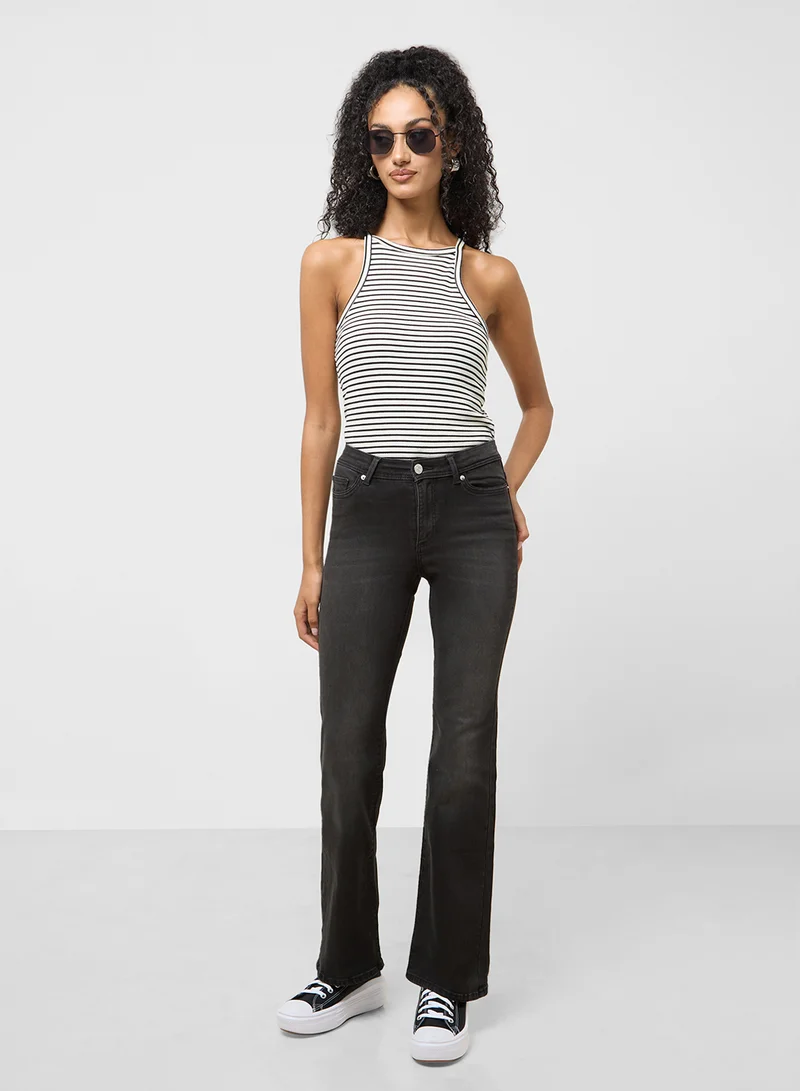 اونلي High Waist Flared Jeans