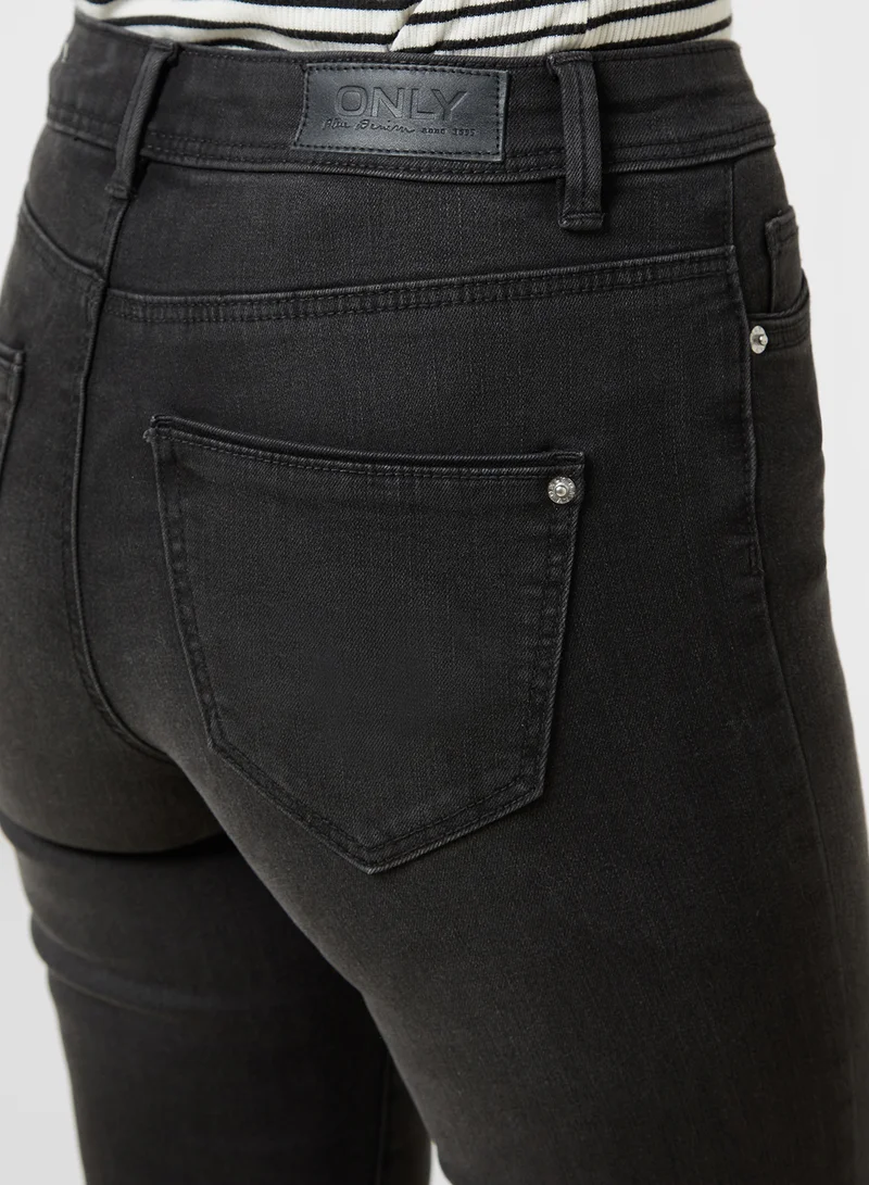 اونلي High Waist Flared Jeans