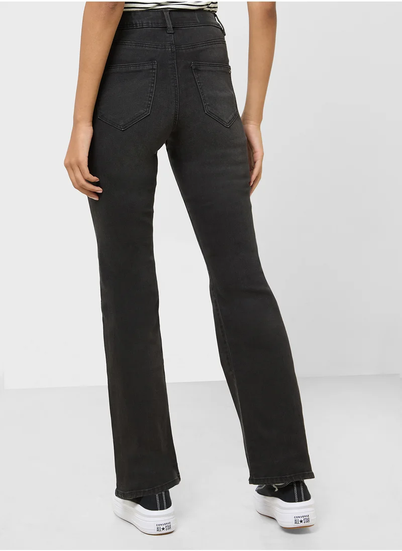 ONLY High Waist Flared Jeans