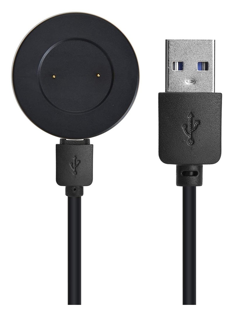 ELTRAZONE كابل شحن بديل متوافق مع ساعة هواوي GT/ساعة هونر ماجيك (أسود) - Image 2