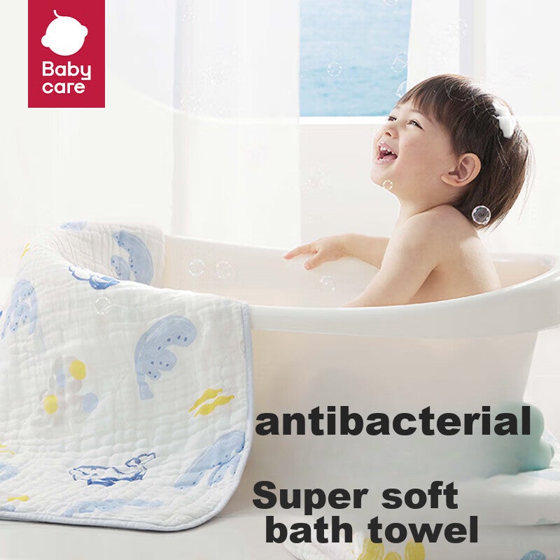JD Jing Zao Babycare Children's Bath Towel, Ultra-Soft Absorbent Gauze, Newborn Baby Bath Towel, Infant, 115115-Small Koala - Image 2