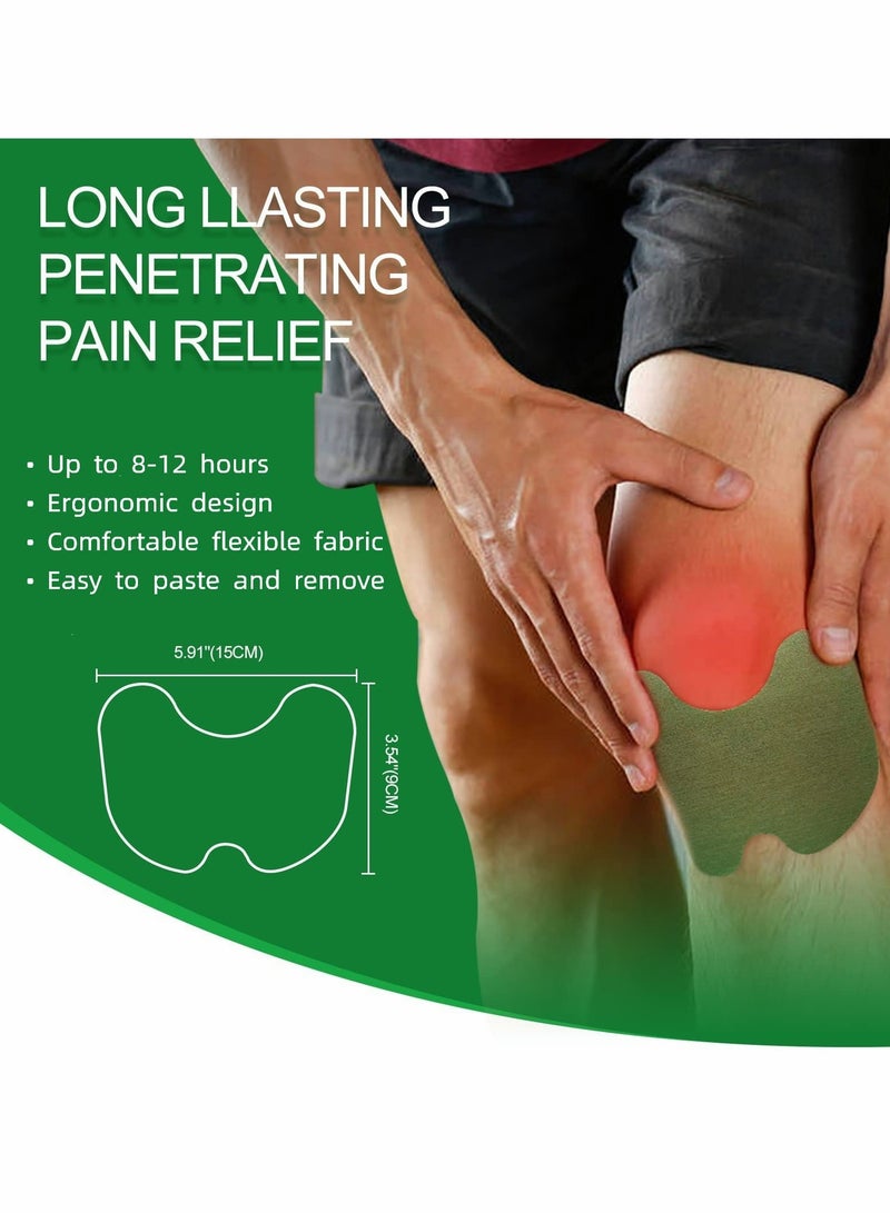 Generic 48 Pcs Herbal Heat Patches for Knee Pain Relief - Long Lasting Warming Plaster for Joint Inflammation  - Image 4
