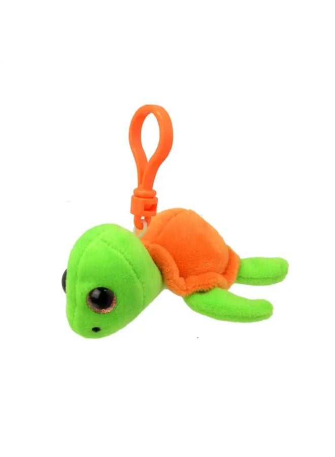 مشبك أوربيز القطيفة على شكل سلحفاة خضراء 11x11x4 سم - 3198