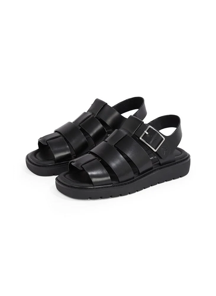 Calvin Klein Jeans FISHERMAN LEATHER SANDALS