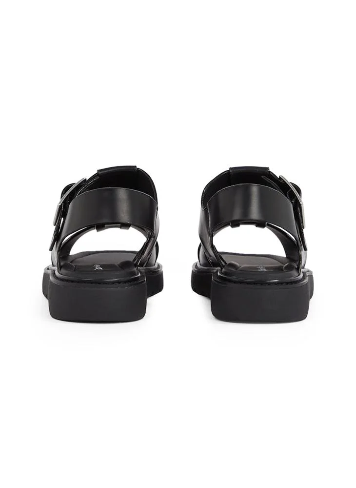 Calvin Klein Jeans FISHERMAN LEATHER SANDALS