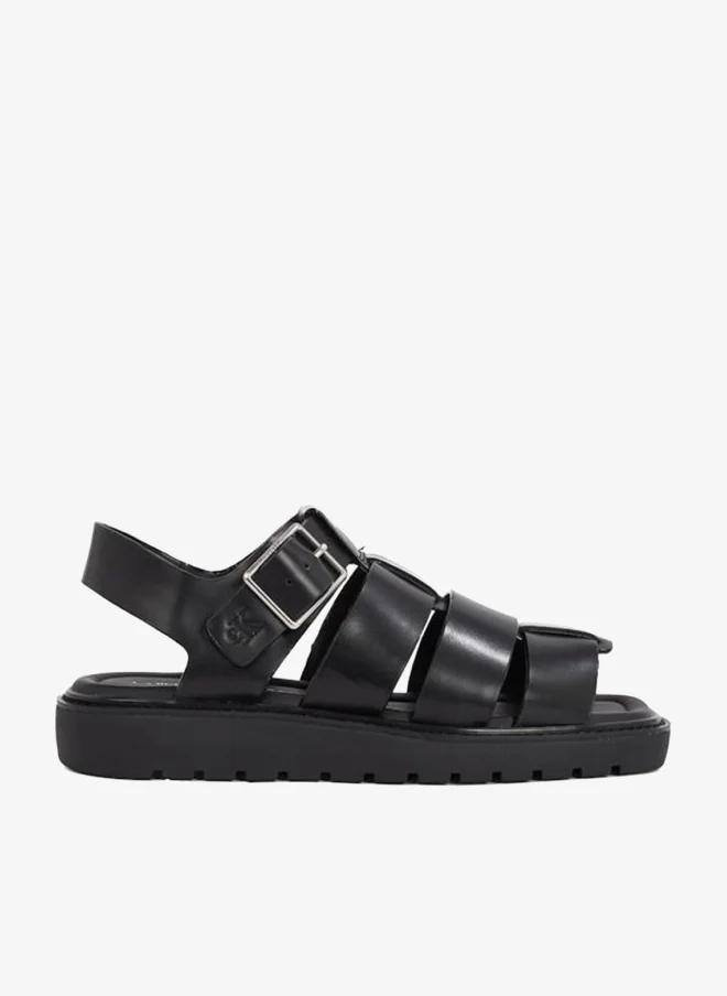 Calvin Klein Jeans FISHERMAN LEATHER SANDALS
