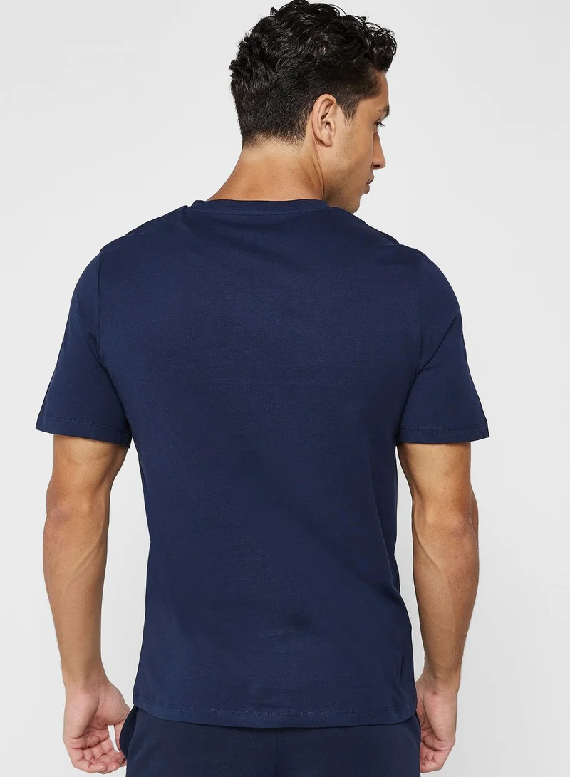 JACK & JONES Slogan Crew Neck T-Shirt