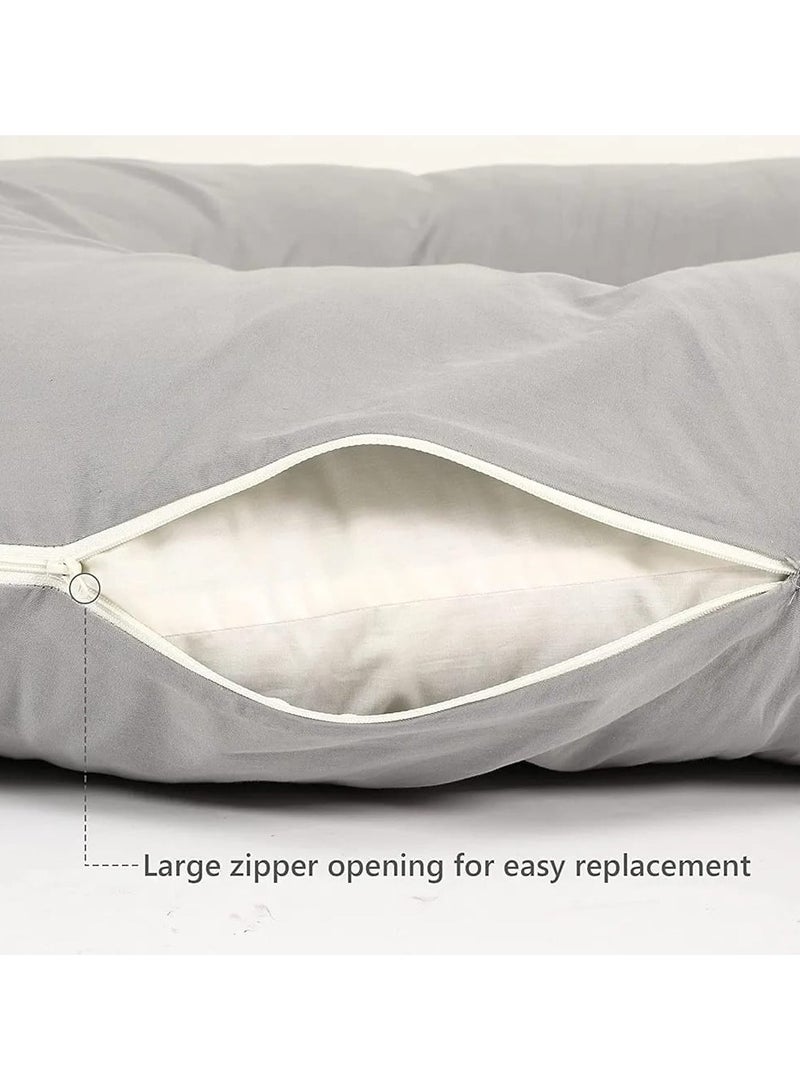 Comfortable U-Shaped Maternity Pillow White Polyester 45x45cm  - Image 2