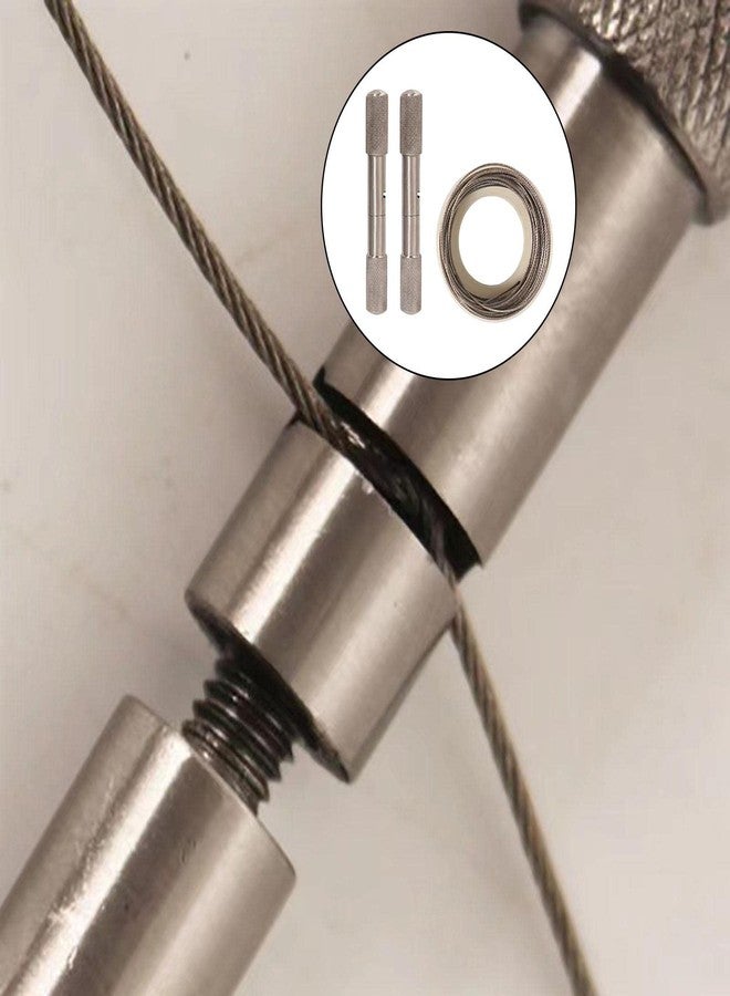 Amagogo Stainless Steel Cable Saw,Hand Pocket String Rope Saw,Manual Camping Removal Compact Wire Saw Dehorning Saw Handles/Wire for PVC Pipe Cutting,Emergency,Sheep - Image 5