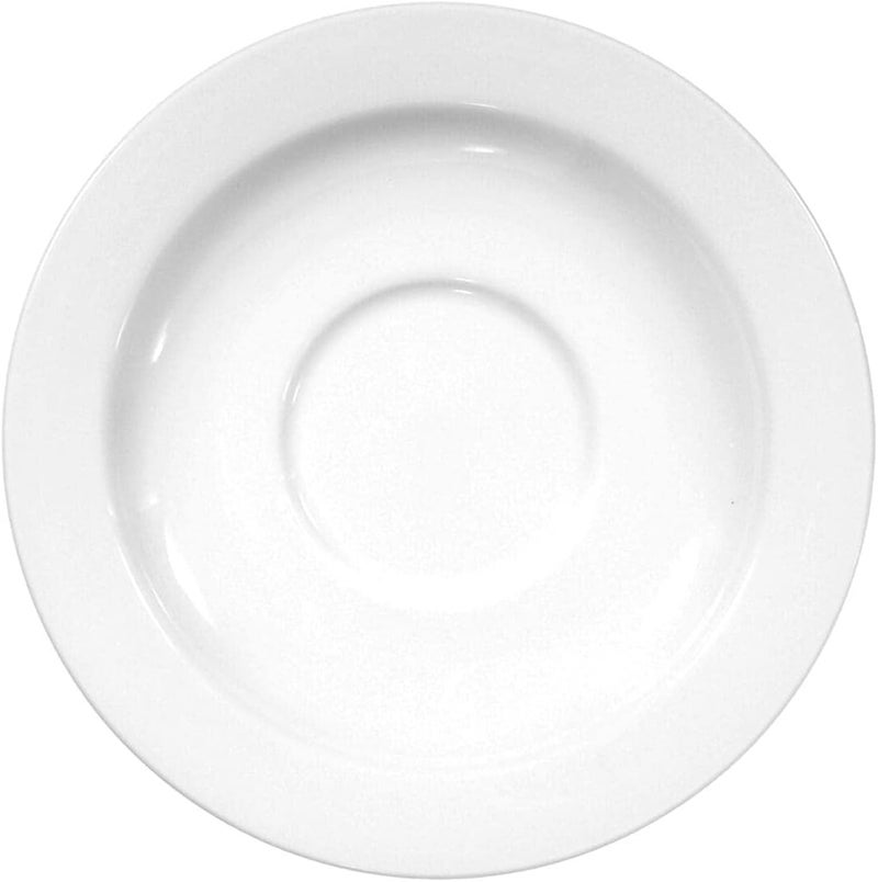 Seltmann Weiden Commercial Dinnerware Meran Porcelain CoffeeTea Saucer White 64Inch Set of 6  - Image 2