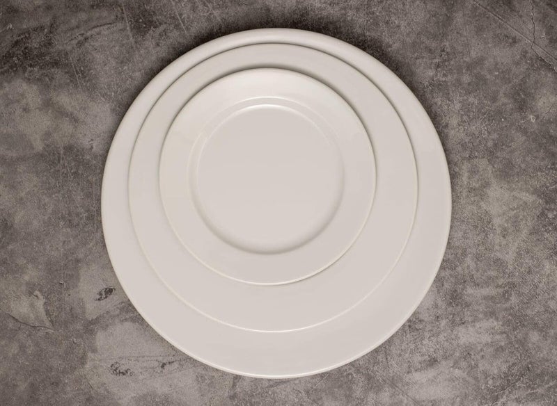 Seltmann Weiden Commercial Dinnerware Meran Porcelain CoffeeTea Saucer White 64Inch Set of 6  - Image 5