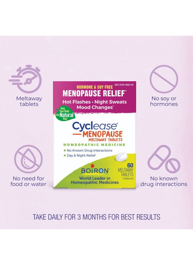 Boiron Cyclease Menopause Relief Tablets, White, 60 Count  - Image 4