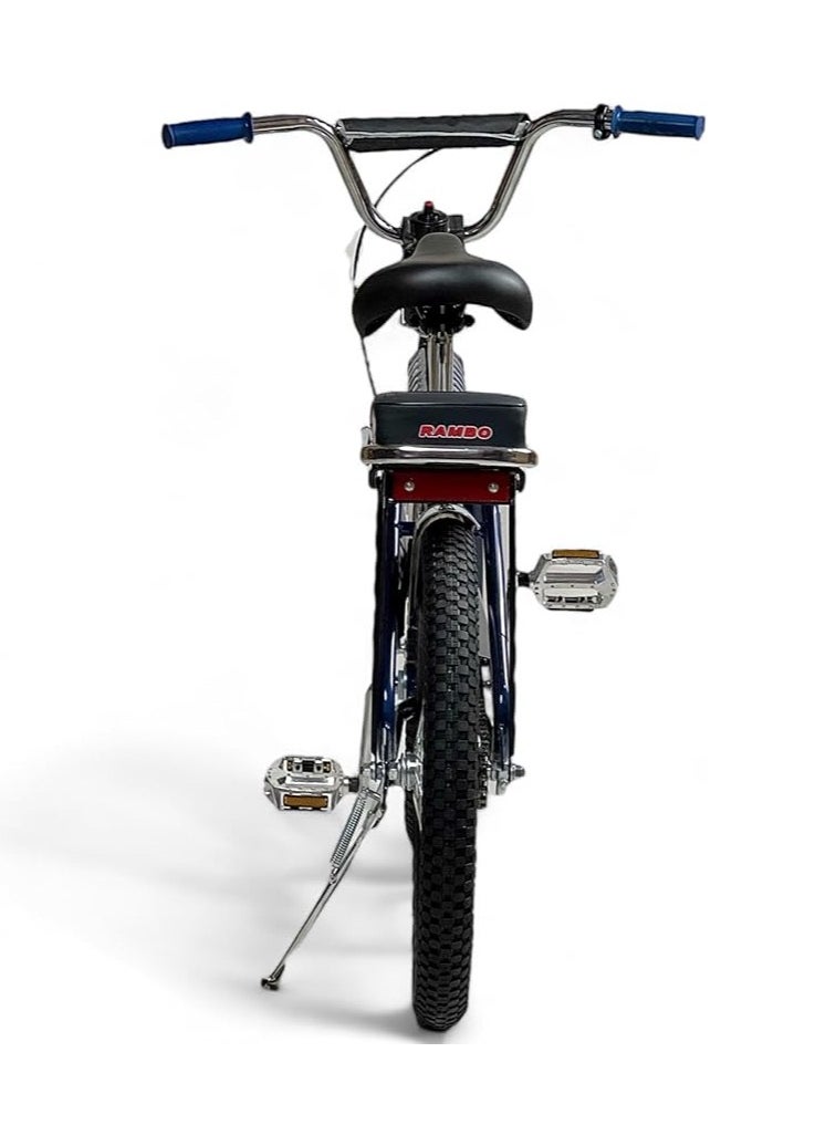 AL BADER Rambo Freestyle Kids Bike with 2 Seats, 20-Inch Size Rambo Bicycle indonesian Design with Adjustable Seat, Children Bicycle with Air Filled Wheels, Hand and Rear Brakes, For Ages 8+  - Image 4
