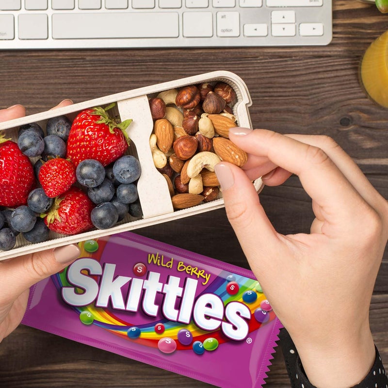 SKITTLES Wild Berry Chewy Candy Full Size Movie Night Party Favor Candy Packs Bulk Box, 2.17 oz, (Pack of 36) - Image 4