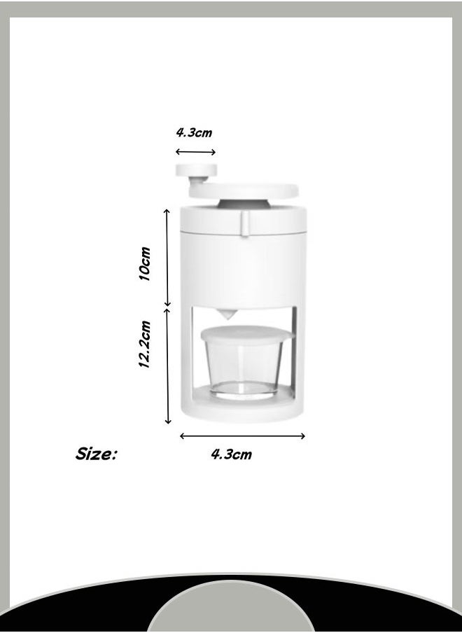 Shaved Ice Machine, Snow Cone Machine Ice Shaver Machine, Portable Blender for Shakes and Smoothies, Stainless Steel Blades, & Large Container, Portable Crushed Ice Machine for Home