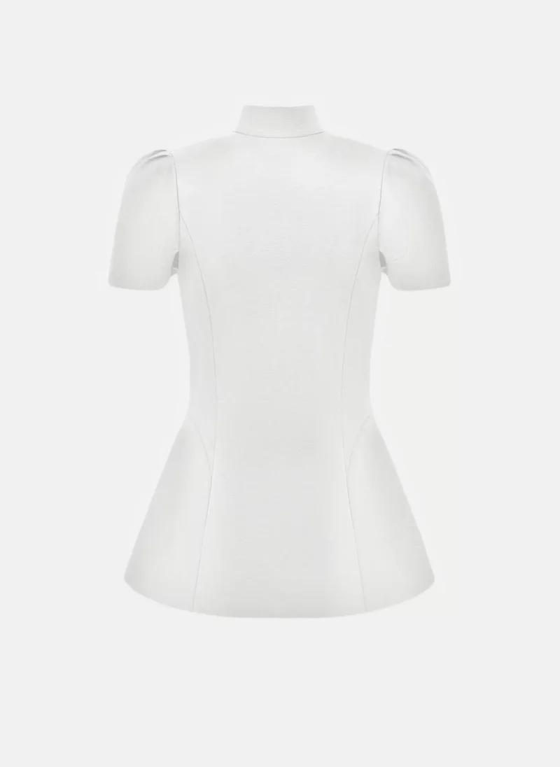Lichi  Fitted jacket with a stand-up collar and voluminous sleeves for Women | Best Price UAE