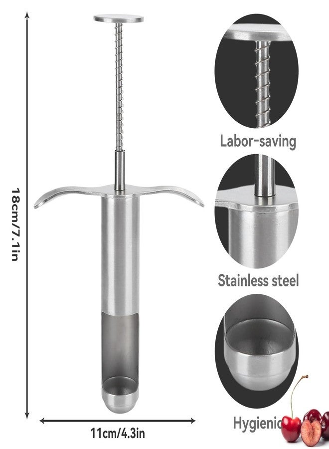 Beufee Red Dates Hawthorn Seeds Removing Tool, Reusable Grapes Seeds Removing Tool Stainless Steel Fruit Core Remover Tool for Red Dates Hawthorn Grape Kitchen Gadgets - Image 3