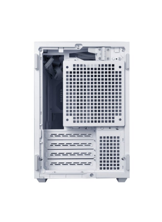 LIAN LI B4-mATX Wood PC Case – 21.3L Compact mATX/Mini-ITX Chassis, Natural Wood Front Panel, 358mm 4-Slot GPU Support, 165mm CPU Cooler, 360mm Radiator, ATX/SFX PSU, Up to 9 Fans, Vertical/Horizontal Layout, White | G99.B4W-WD.00 - Image 5