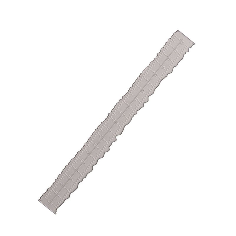 Deckle Edge Ruler 15cm/6Inch Carbon Steel - Multifunctional Tearing Drawing Measuring Tool for Card Making Scrapbooking Paper Crafts - Image 3
