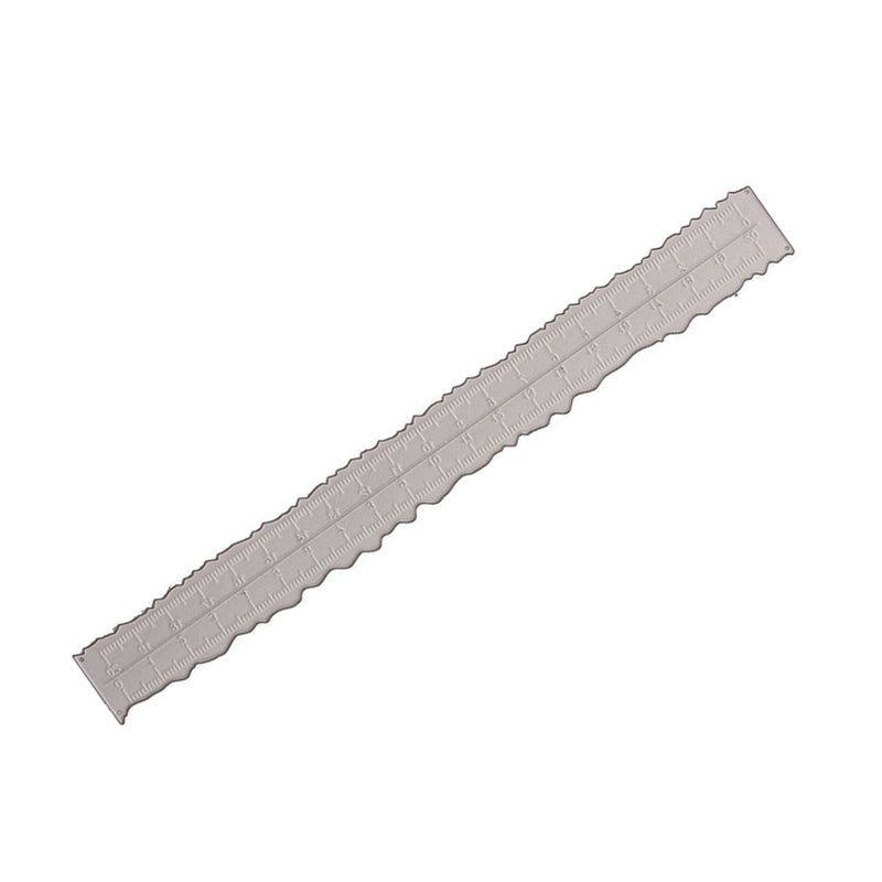 Deckle Edge Ruler 15cm/6Inch Carbon Steel - Multifunctional Tearing Drawing Measuring Tool for Card Making Scrapbooking Paper Crafts - Image 4