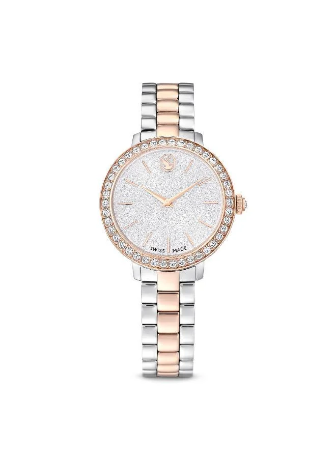 سواروفسكي Matrix 3 Steel Strap Analog Watch
