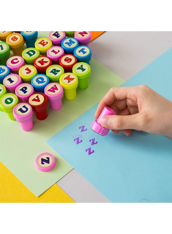 Kesote Number & Alphabet Stamps For Kids Self Inking Stamps For Kids Birthday Gift Party Favor Teacher Stamps - Image 5