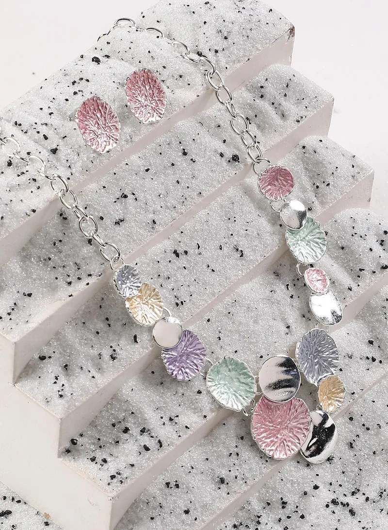 SOHI Women's The Lillypad Jewellery Set