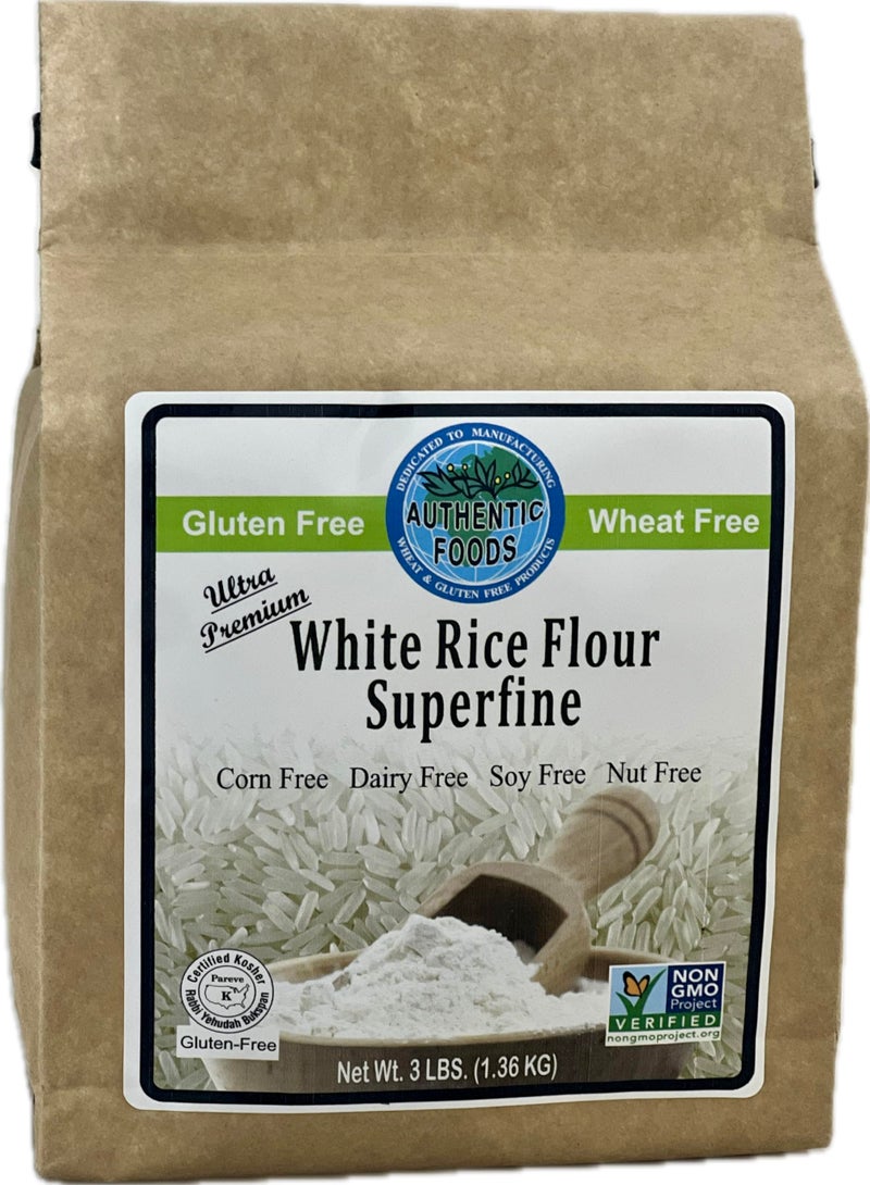 Authentic Foods Superfine White Rice Flour - 3lb - Image 4