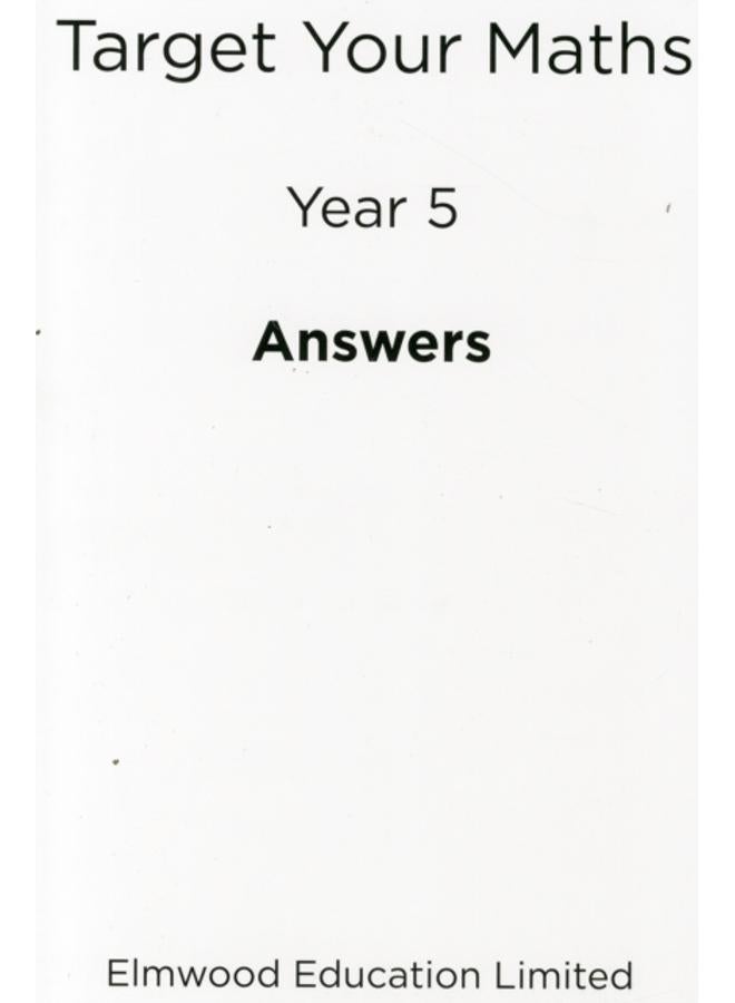 Target Your Maths Year 5 Answer Book