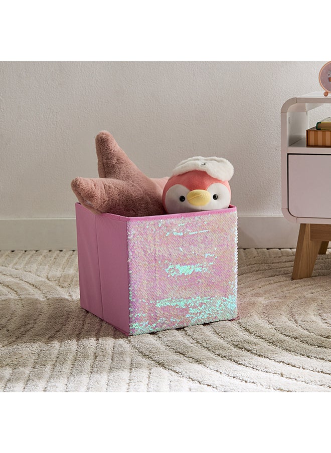 Home Box Glitz Non-Woven Storage Box - 26.6x26.6x26.6 cm  - Image 1