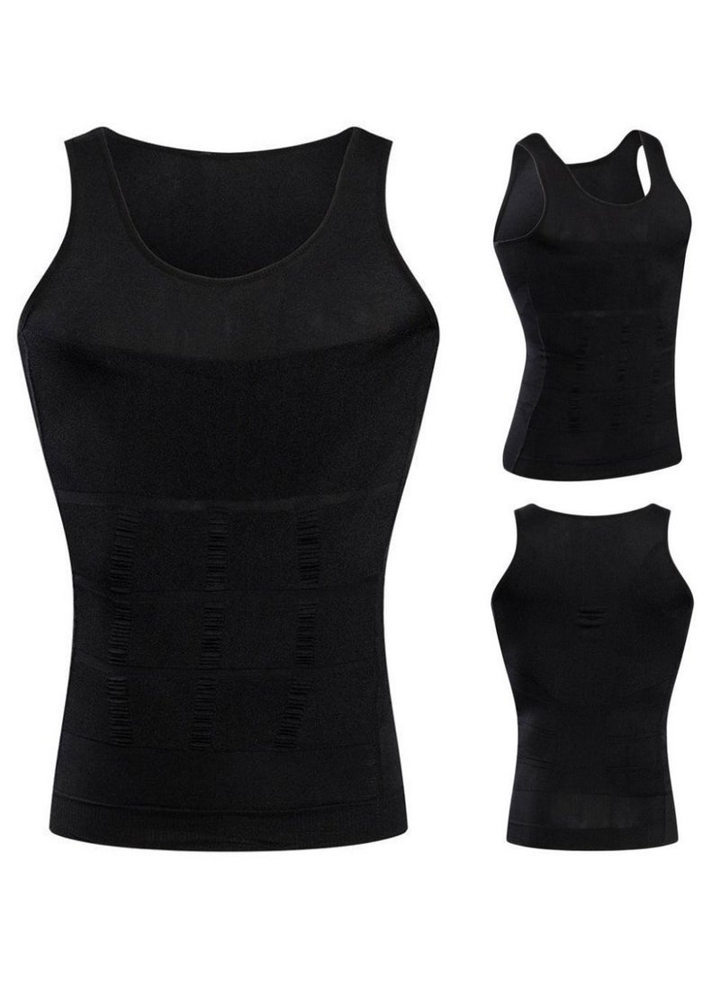 SLIM'N LIFT - N Lift Slimming Shirt For Men- Black - Image 1