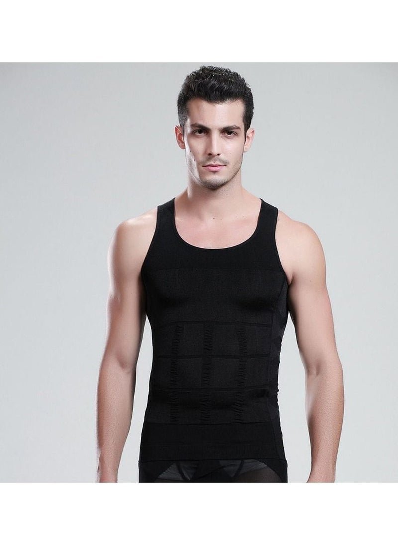 SLIM'N LIFT - N Lift Slimming Shirt For Men- Black - Image 1