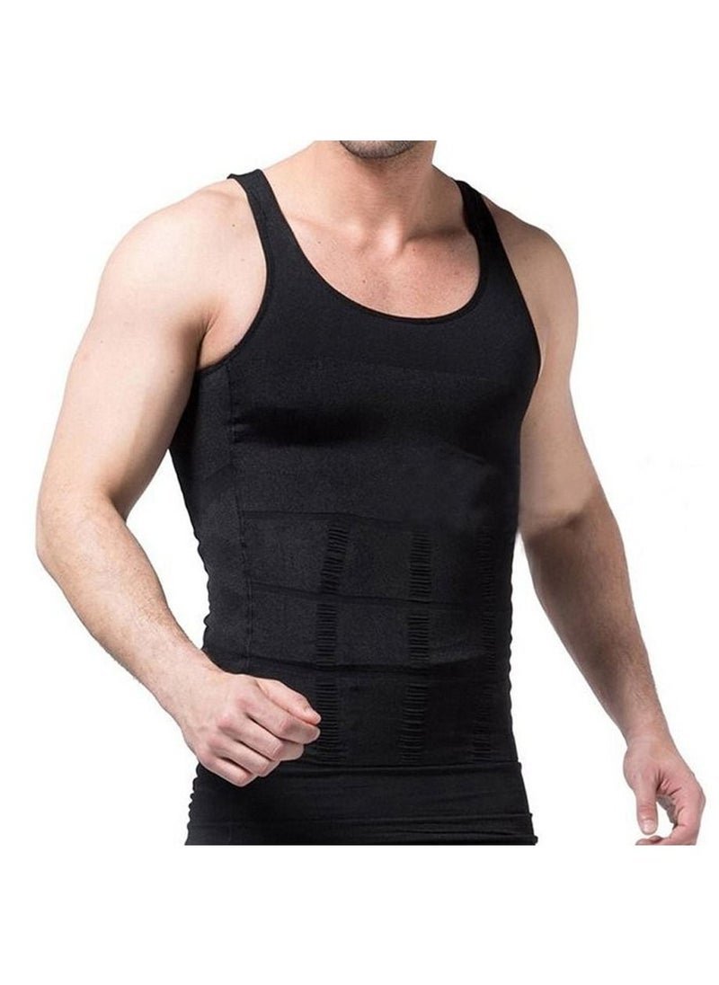 SLIM'N LIFT - N Lift Slimming Shirt For Men- Black - Image 1