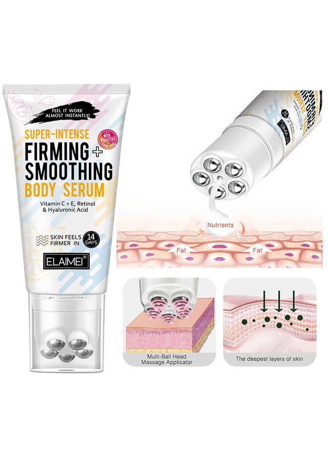 Elaimei - Super-Intense Firming Smoothing Body Serum, Quick Effective Moisturizing Firming Slimming Cream, For Belly, Navel Arm Leg Belly Fat Burning Cream, Soothing, Relaxing, Tightening And Slimming 120G - Image 1