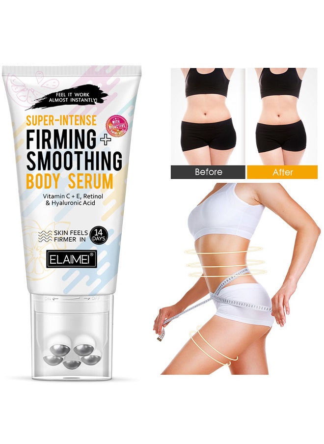 Elaimei - Super-Intense Firming Smoothing Body Serum, Quick Effective Moisturizing Firming Slimming Cream, For Belly, Navel Arm Leg Belly Fat Burning Cream, Soothing, Relaxing, Tightening And Slimming 120G - Image 1