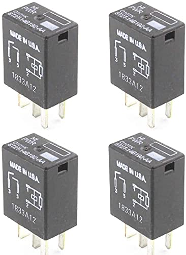 JESUNK 4 Pack 8T2T14B192AA MultiFunction Relay 4PIN 8T2T14B192AA OEM Relays Compatible for F150 F250 - Image 1