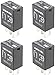 JESUNK 4 Pack 8T2T14B192AA MultiFunction Relay 4PIN 8T2T14B192AA OEM Relays Compatible for F150 F250 - Image 2