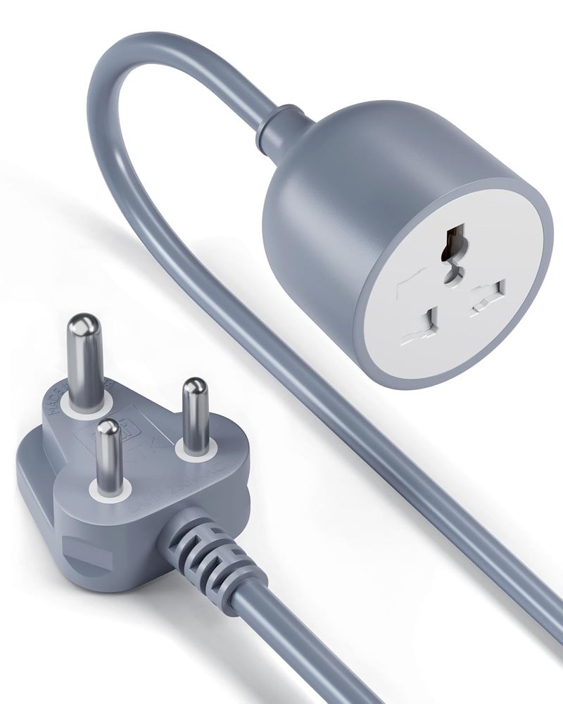 FEDUS كابل تمديد طاقة ثقيل 3 دبابيس بطول 3م 18AWG للذكور إلى الإناث للأجهزة الثقيلة 10 أمبير داخلي خارجي - Image 1