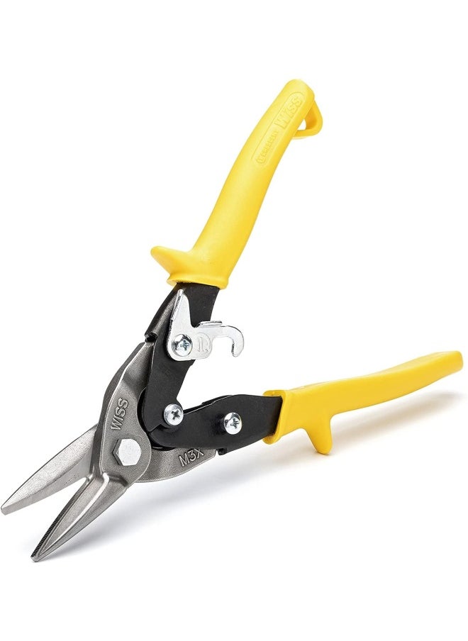 Generic - Crescent Wiss 9 3 4 Inch Metalmaster Compound Action Snips Straight Left And Right Cut M3R - Image 1