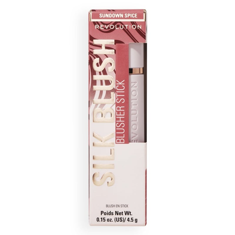 Revolution Skin Silk Marble Blush Stick – Sundown Spice - Image 2