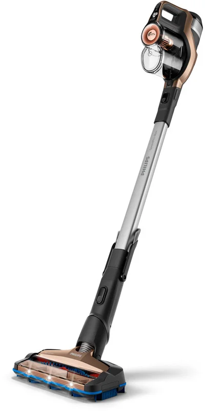 Philips Cordless Stick Vacuum & Handheld - Up to 100m² per charge, 360° Suction Nozzle, Up to 1000L/Min Airflow,