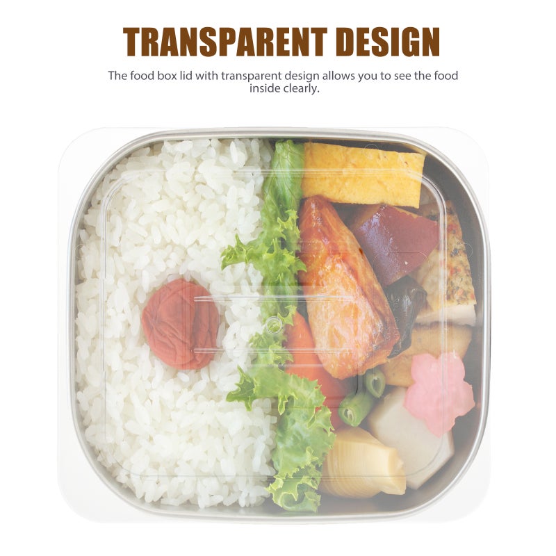 4 Pcs Transparent Protective Covers Snack Food Box Covers Candy Fruit Box Covers - Image 4