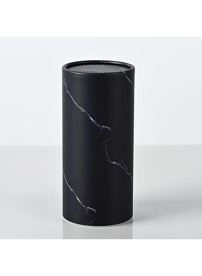 4 قطع علبة مناديل حاملة أكواب السيارة السوداء مع حقيبة سفر للحمام والمركبة - Image 3