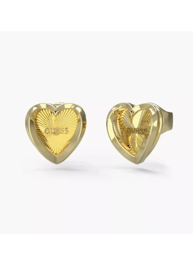 جس Mini Heart Stud Earrings