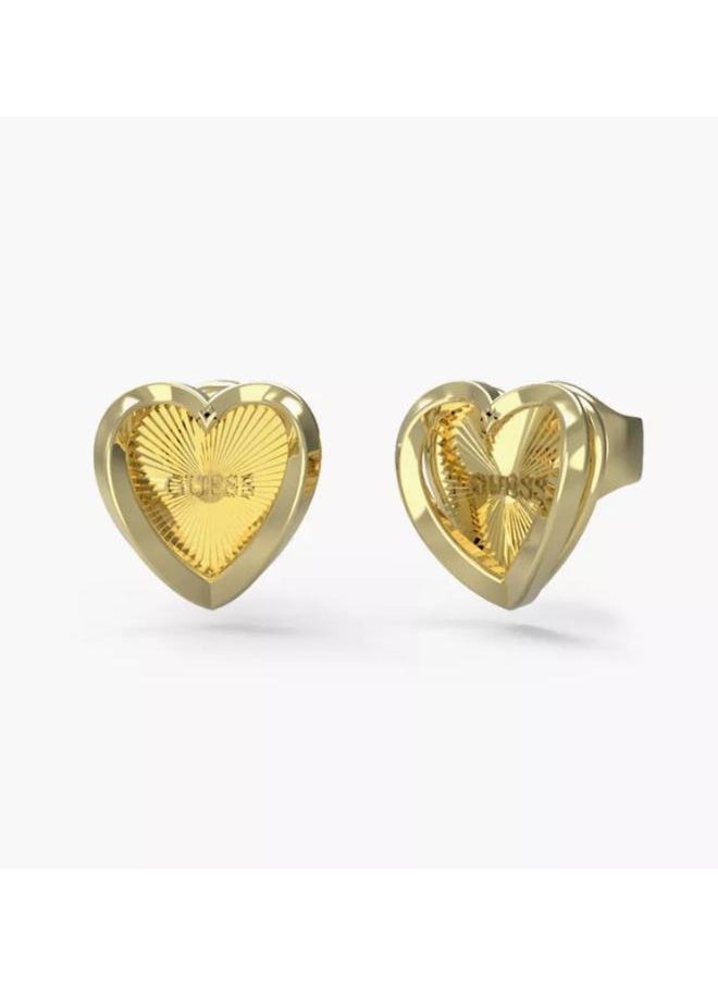 GUESS Mini Heart Stud Earrings 