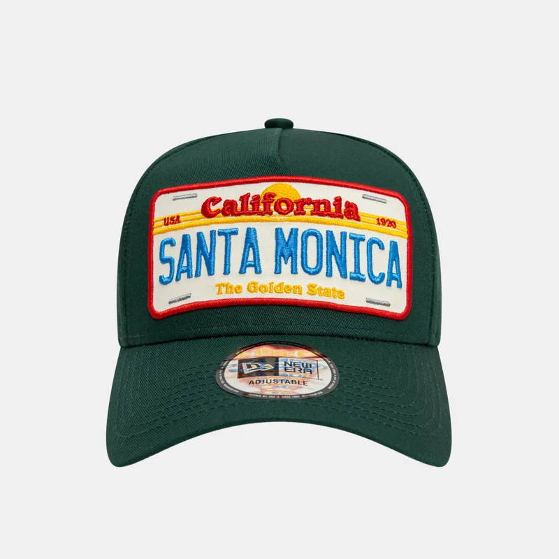 NEW ERA Men's Santa Monica License Plate Trucker Cap