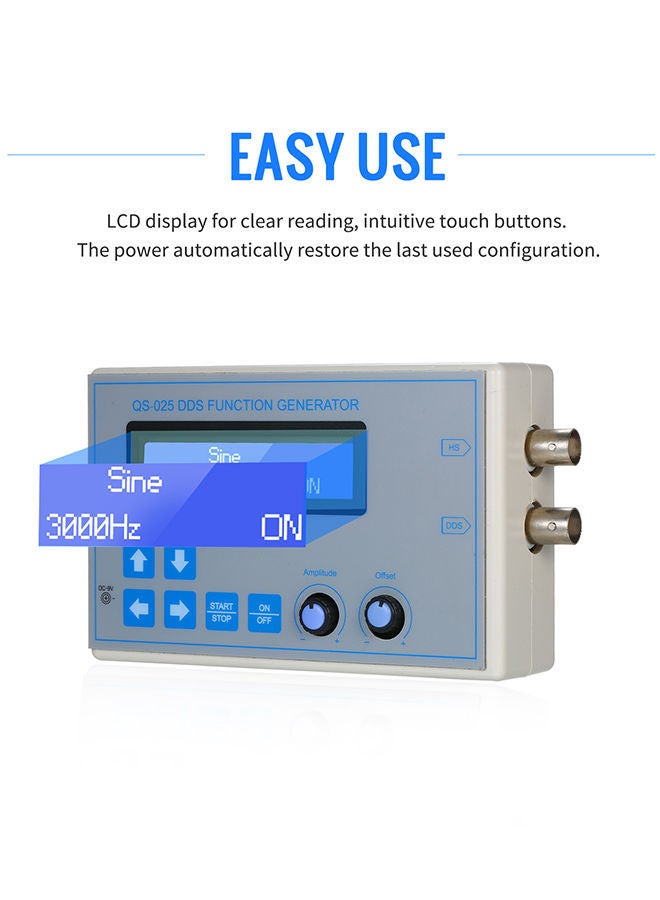 NIBEMINENT DDS Function Signal Generator Blue - Image 2