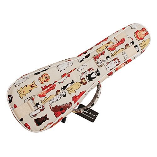 MUSIC FIRST Canvas 23/24 inch Concert MR DOG ukulele case ukulele bag ukulele cover, Original Design. - Image 3